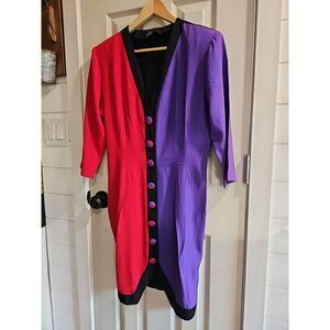 WB2 By Diamond Colorblock Dress